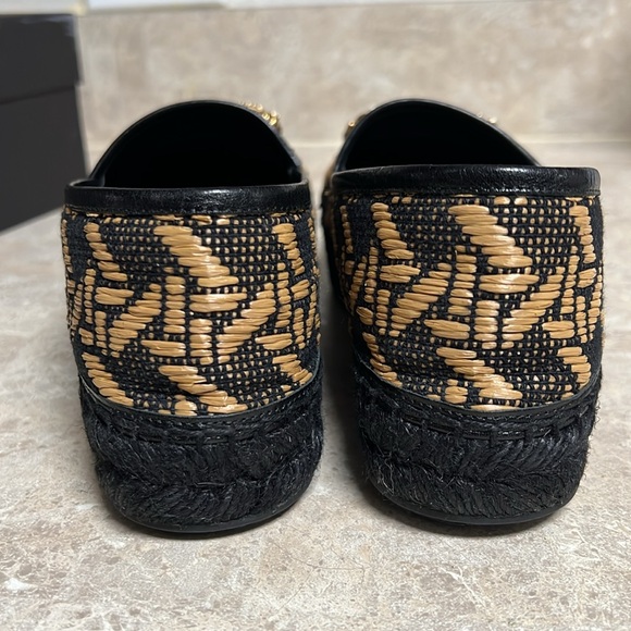 Dolce & Gabbana Braided Raffia Espadrilles With Dg Amore Logo - Picture 6 of 12